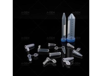 أنبوب طرد مركزي 50 مل لعزل الأحماض النووية مع غطاء برغي وتدرجات