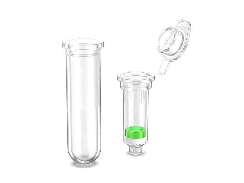 أنبوب استخراج بلاستيكي طبي لتخفيف العينات وتنقية مرشح DNA و RNA